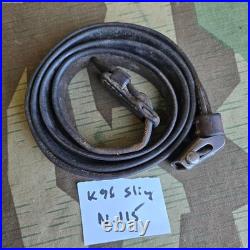 Original WWII German K98 G43 33/40 Mauser Leather Sling L&F Proofed ref. N115 Original WWII German K98 G43 33/40 Mauser Leather Sling L&F Proofed ref. N115