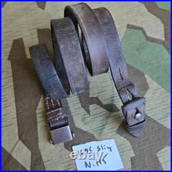 Original WWII German K98 G43 33/40 Mauser Leather Sling L&F Proofed ref. N115