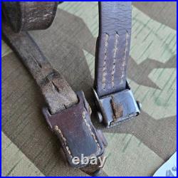 Original WWII German K98 G43 33/40 Mauser Leather Sling L&F Proofed ref. N116