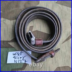 Original WWII German K98 G43 33/40 Mauser Leather Sling L&F Proofed ref. N122