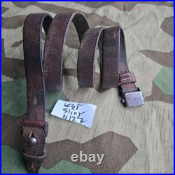 Original WWII German K98 G43 33/40 Mauser Leather Sling L&F Proofed ref. N122