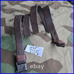 Original WWII German K98 G43 33/40 Mauser Leather Sling L&F Proofed ref. N122