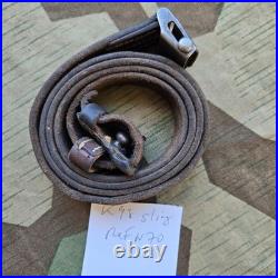 Original WWII German K98 G43 33/40 Mauser Leather Sling L&F Proofed ref. N70