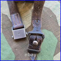 Original WWII German K98 G43 33/40 Mauser Leather Sling L&F Proofed ref. N70