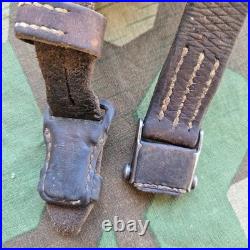 Original WWII German K98 G43 33/40 Mauser Leather Sling L&F Proofed ref. N70