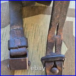 Original WWII German K98 G43 33/40 Mauser Leather Sling L&F proofed N. 79