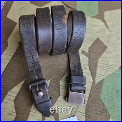 Original WWII German K98 G43 33/40 Mauser Leather Sling L&F proofed N111