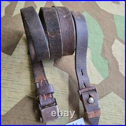 Original WWII German K98 G43 33/40 Mauser Leather Sling L&F proofed N94