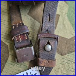Original WWII German K98 G43 33/40 Mauser Leather Sling L&F proofed N94
