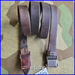 Original WWII German K98 G43 33/40 Mauser Leather Sling L&F proofed N94
