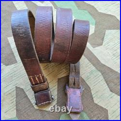 Original WWII German K98 G43 33/40 Mauser Leather Sling L&F proofed ref. N71