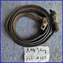 Original WWII German K98 G43 33/40 Mauser Leather Sling N109