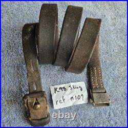 Original WWII German K98 G43 33/40 Mauser Leather Sling N109
