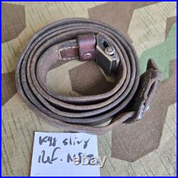 Original WWII German K98 G43 33/40 Mauser Leather Sling N82