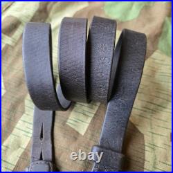Original WWII German K98 G43 33/40 Mauser Leather Sling proofed N. 61