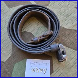 Original WWII German K98 G43 33/40 Mauser Leather Sling ref. N73