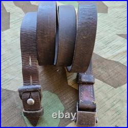 Original WWII German K98 G43 33/40 Mauser Leather Sling ref. N73