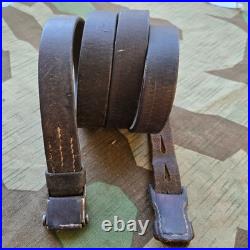 Original WWII German K98 G43 33/40 Mauser Leather Sling ref. N73