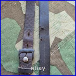 Original WWII German K98 G43 33/40 Mauser Leather Sling ref. N73