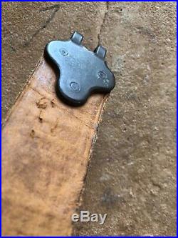 Original WWII U. S. MILSCO 1943 M1 Garand, Springfield M1907 Leather Rifle Sling