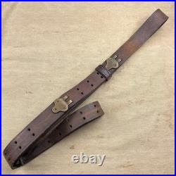 Original WWII US Unmarked M1903 M1917 M1 Garand M1907 Leather Military Sling H6