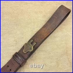 Original WWII US Unmarked M1903 M1917 M1 Garand M1907 Leather Military Sling H6
