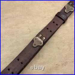 Original WWII US Unmarked M1903 M1917 M1 Garand M1907 Leather Military Sling H6