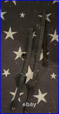 Original Ww 1 Us Military Rifle Leather Sling