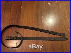 Original Wwi Us M1907 Leather Rifle Sling For 1903 Rifle Marked G&k / 1918