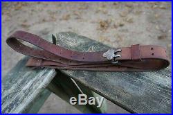 Original Wwii Us'03 /'03a3 / M1 Garand Leather Rifle Sling Milsco 1944 Nice