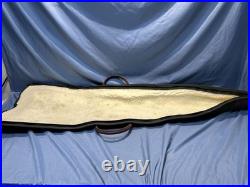 Orvis Battenkill Double Shotgun Rifle Case 54in Canvas Leather Fleece Lined