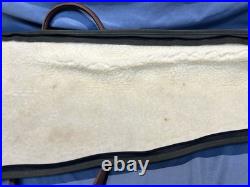 Orvis Battenkill Double Shotgun Rifle Case 54in Canvas Leather Fleece Lined