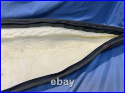 Orvis Battenkill Double Shotgun Rifle Case 54in Canvas Leather Fleece Lined