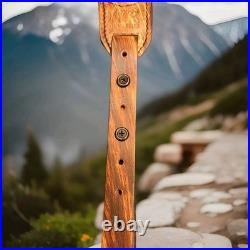 Outdoorsman Hunting Rifle Sling With Thumb Hole-Adjustable-Padded-USA Leather