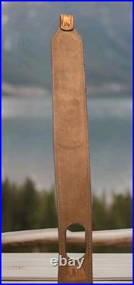Outdoorsman Hunting Rifle Sling With Thumb Hole-Adjustable-Padded-USA Leather