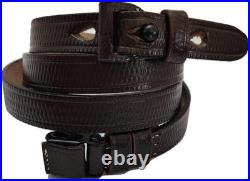 (Pack of 20) WWII German Mauser K98 Leather Rifle Sling M48 Cross Hatch Strap