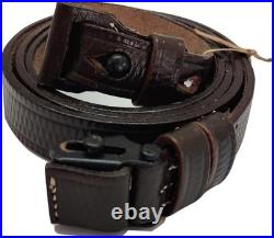 (Pack of 20) WWII German Mauser K98 Leather Rifle Sling M48 Cross Hatch Strap
