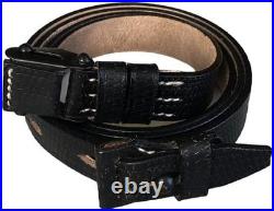 (Pack of 20) WWII German Mauser K98 Leather Rifle Sling M48 Yugoslavian 98K Blac