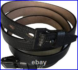 (Pack of 20) WWII German Mauser K98 Leather Rifle Sling M48 Yugoslavian 98K Blac
