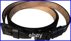 (Pack of 20) WWII German Mauser K98 Leather Rifle Sling M48 Yugoslavian 98K Blac