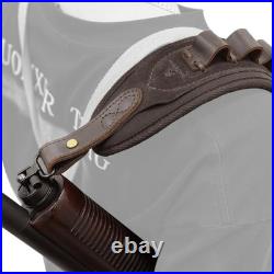 Padded Rifle Shoulder Strap with Thumb Hole Leather Ammo Shell Holder