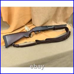 Padded Rifle Shoulder Strap with Thumb Hole Leather Ammo Shell Holder