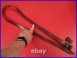 Post-WWII Israeli Army Leather Sling for the Mauser 98 or K98 Rifle XLNT #1