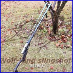 Powerful Hunting Slingshot Rifle Precision Shooting Retractable Folding Catapult