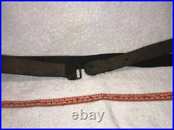 Pre WW1 French Lebel Modele 1909 Black Leather Rifle Sling