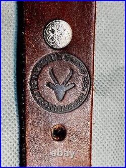 Pronghorn Leather Rifle Sling Riverside Sling Comapny Cowboy Action USA made