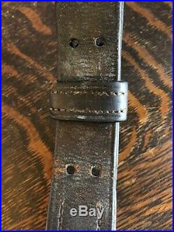 RARE Original WW1 WWI H&P 1918 M1907 Leather Rifle Sling M1903 M1917 M1 Garand