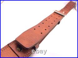 RH VTG Anschutz Shiessriemen Leather Sling No. 7400 DBGM For Rifle Very Nice