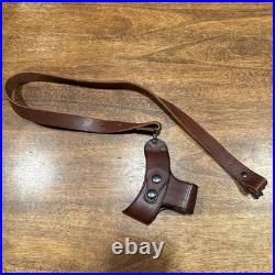 RLO Leather No Drill Harnessed Sling For Lever Action Rifle. 30-30 Rifle