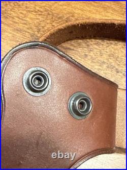 RLO Leather No Drill Harnessed Sling For Lever Action Rifle. 30-30 Rifle
